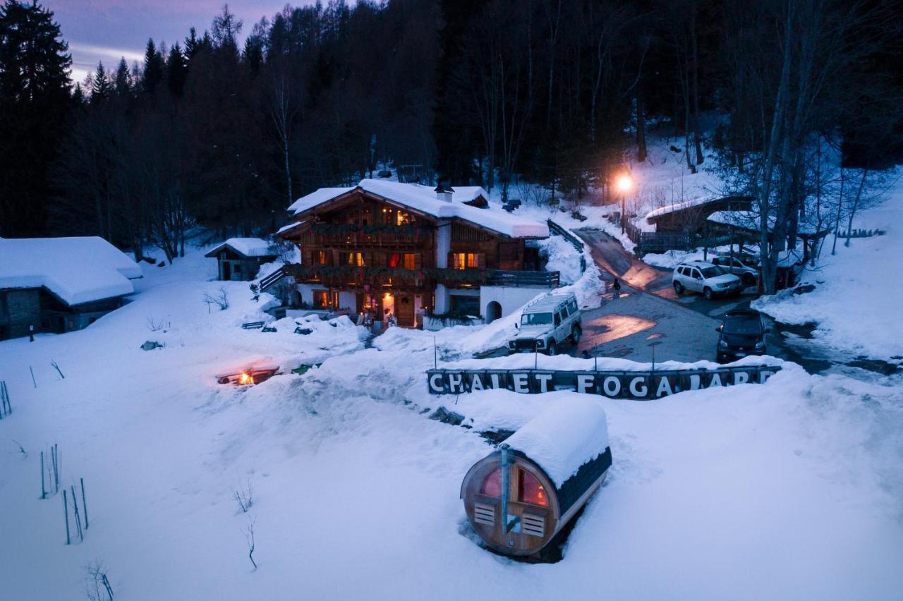Fogajard Lovely Chalet Мадонна-ди-Кампильо Экстерьер фото